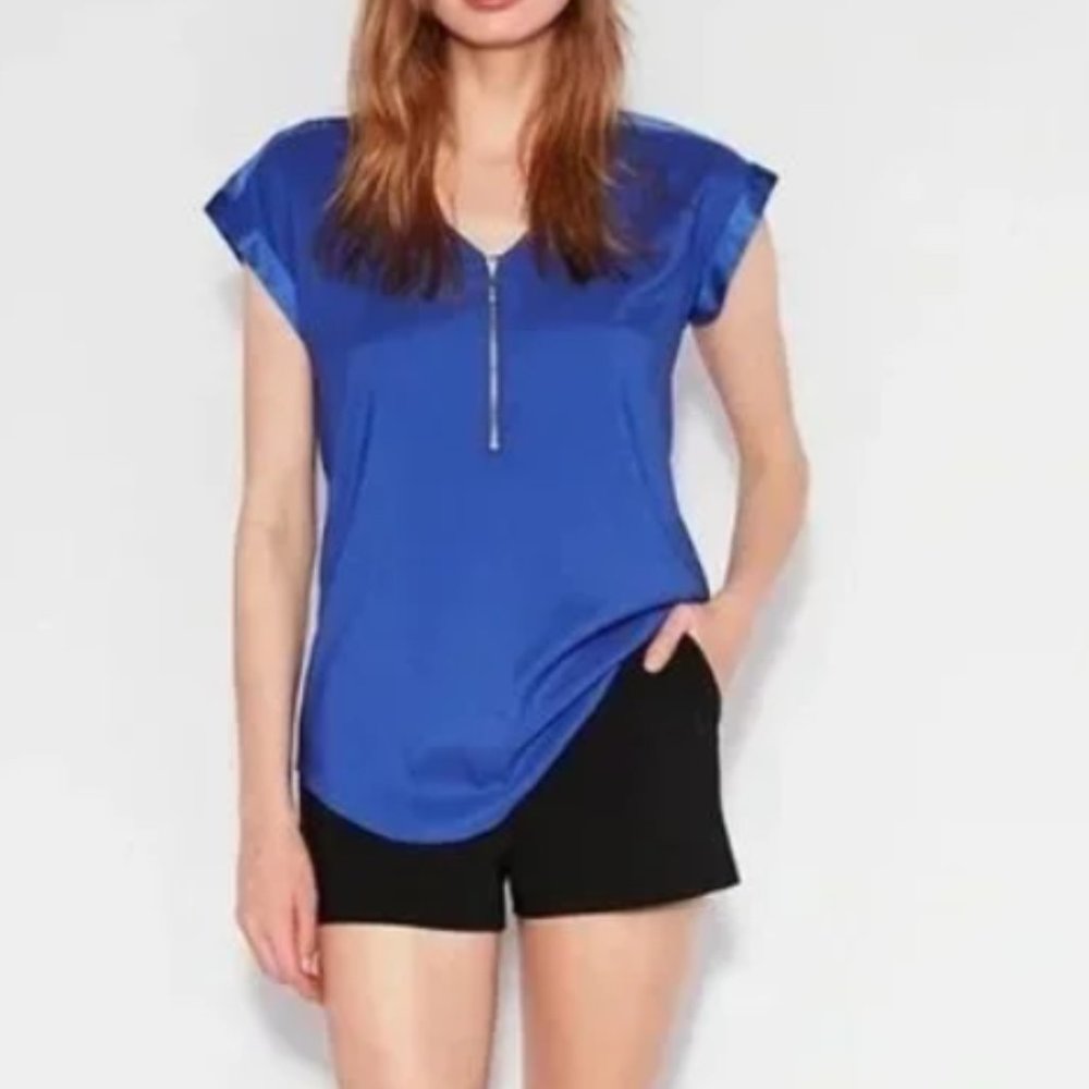 Express xs cobalt blue top